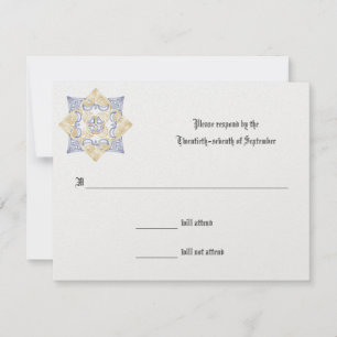 Convite de Casamento Celta - Resposta Inclusa