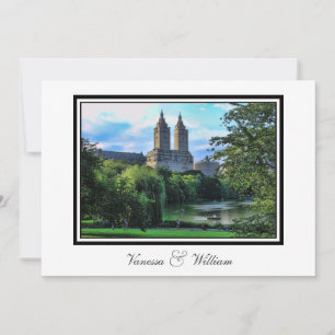 Convite de Casamento Central Park Lake, San Remo N