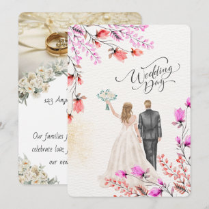 Convite de Casamento Cerejeira, Personalizado