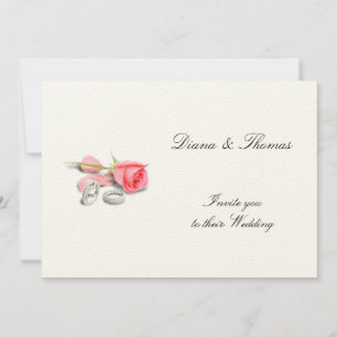 Convite de Casamento Clássico