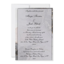 Convite de Casamento Clássico