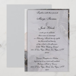 Convite de Casamento Clássico