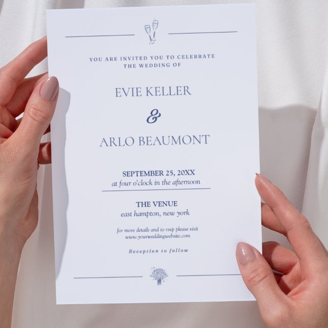 Convite de casamento clássico de moeda antiga (Criador carregado)