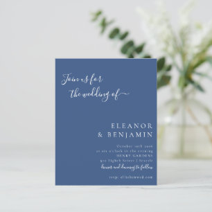 Convite de Casamento Clássico Minimalista Moderno 