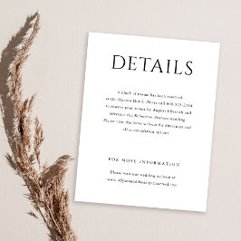 Convite de Casamento Clássico Monograma de Letra I