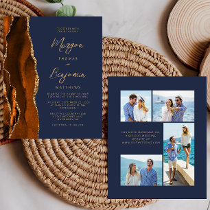 Convite de Casamento com 4 Fotos Orçamento Rust Ag