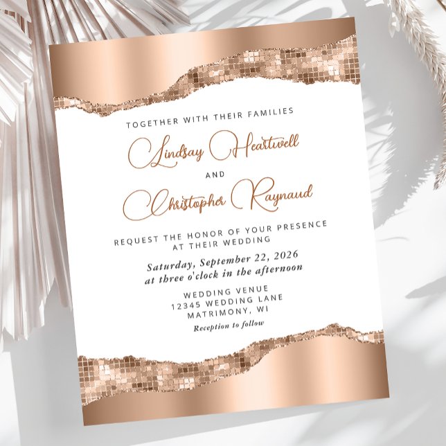 Convite de Casamento com Azulejos de Espelho em Do (Criador carregado)