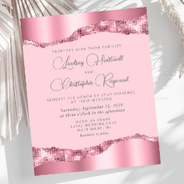 Convite de Casamento com Azulejos Espelhados e Fol