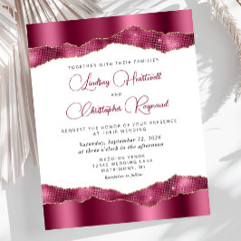 Convite de Casamento com Azulejos Espelho em Burgu