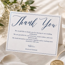 Convite de Casamento com Caligrafia Elegante em Le