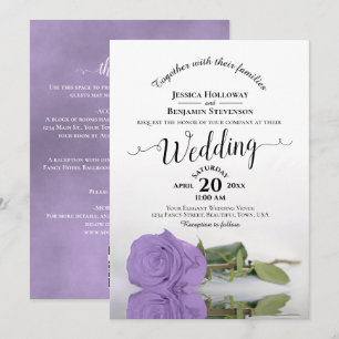 Convite de Casamento com Caligrafia Elegante Rosa