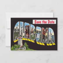 Convite de casamento com cartão-postal antigo do A