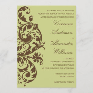 CONVITE DE CASAMENTO COM CHOCOLATE E KIWI FLORIDO