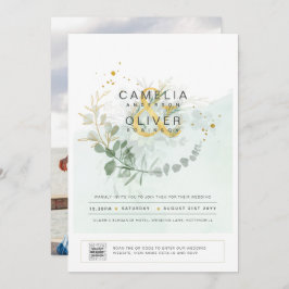 Convite de Casamento com Código QR para FOTOGRAFIA