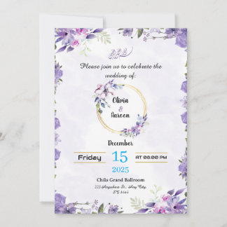 Convite de Casamento com Design Personalizado