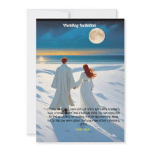 Convite de Casamento com destaque para Pedro 3:8-9