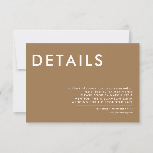 Convite de Casamento com Detalhes Mínimos (Frente)