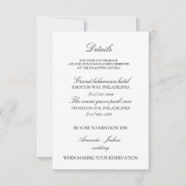 convite de casamento com detalhes no cartão bundle