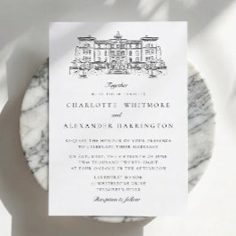 Convite de casamento com estética de dinheiro anti
