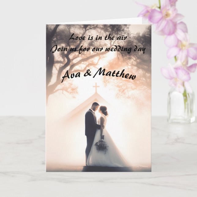 Convite de casamento com estilo e elegância (Orquídea)