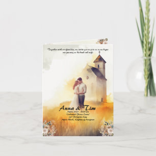 Convite de casamento com estilo e elegância