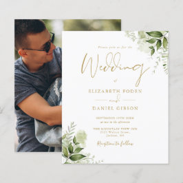 Convite de Casamento com Foto e Verdejante Orçamen