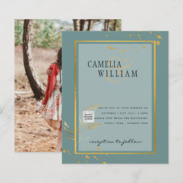 Convite de Casamento com Foto ECONOMICO Save the D