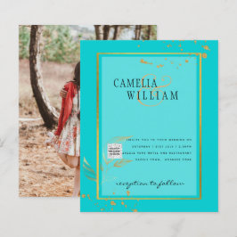 Convite de Casamento com Foto ECONOMICO Save the D