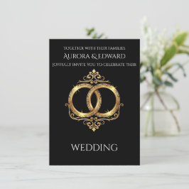 Convite de Casamento com Foto Elegante – Moderno