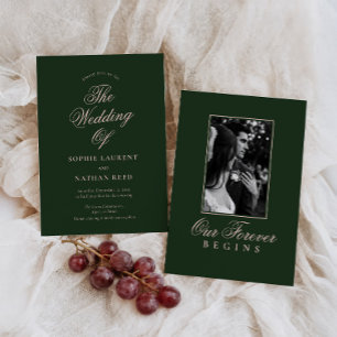 Convite de Casamento com Foto em Gravata Borboleta