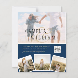 Convite de Casamento com Foto ORÇAMENTO Código QR 