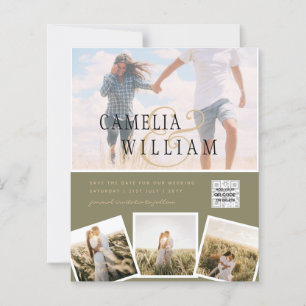 Convite de Casamento com Foto ORÇAMENTO Código QR 