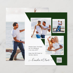 Convite de casamento com foto orçamento Salvar dat