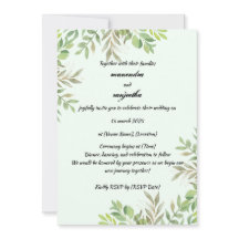 Convite de Casamento com Foto Personalizada Elegan