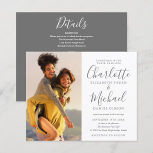 Convite de Casamento com Foto Tudo em Um Orçamento