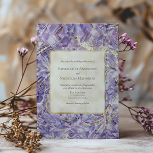 Convite de Casamento com Pedra Preciosa de Espinel