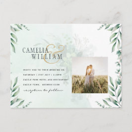 Convite de Casamento com QR CODE FOTOGRAFIA Verdej