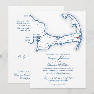 Convite de casamento com QR code RSVP tudo-em-um d