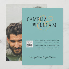 Convite de Casamento com QRCode de Resposta SeaGla