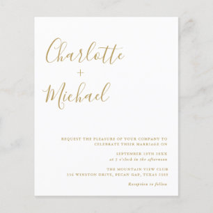 Convite de Casamento com Script de Assinatura Orça