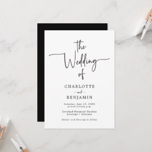 Convite de Casamento com Script de Código QR