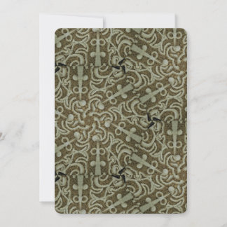 Convite de Casamento com Textura de Mármore Vintag