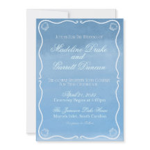 Convite de Casamento Conchas Mínimas