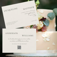 Convite de Casamento Contemporary Forever You Crea