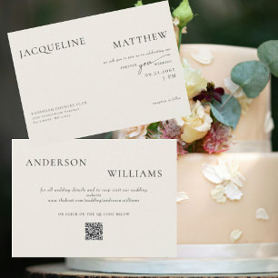 Convite de Casamento Contemporary Forever You Crea