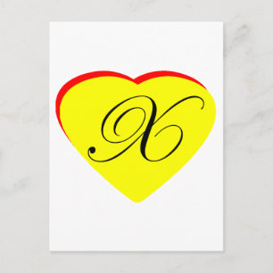 Convite De Casamento Coração Vermelho X Amarelo O