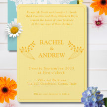 Convite de Casamento Corajoso e Curvo