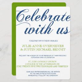 Convite De Casamento Corrin Calliographic