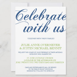 Convite De Casamento Corrin Calliographic