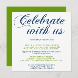 Convite De Casamento Corrin Calliographic